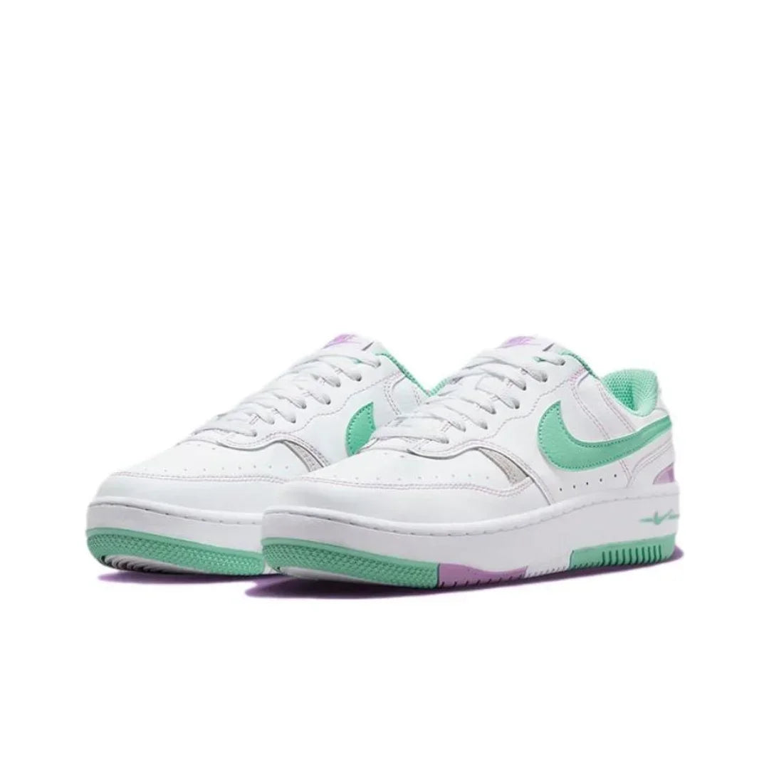 Nike branco verde colorway Gamma Force Sapatos de placa de baixa moda confortáveis antiderrapantes resistentes ao desgaste Modelos masculinos e femininos