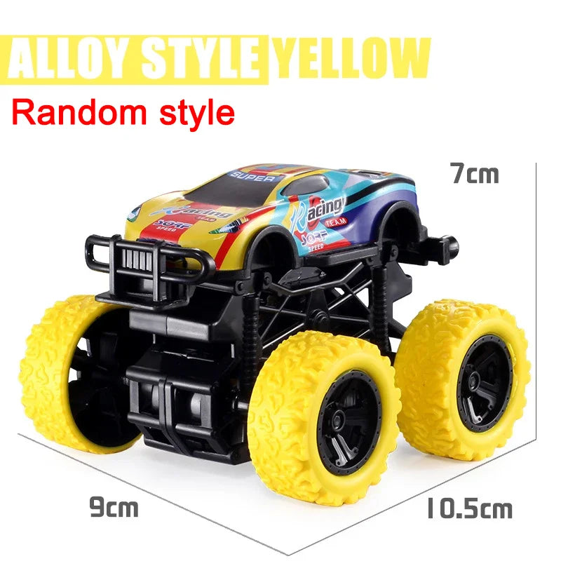 Puxe para trás o carro de brinquedo Rotação inercial do carro Veículo off-road com tração nas quatro rodas SUV Racing Power Car Toy CarGift para crianças