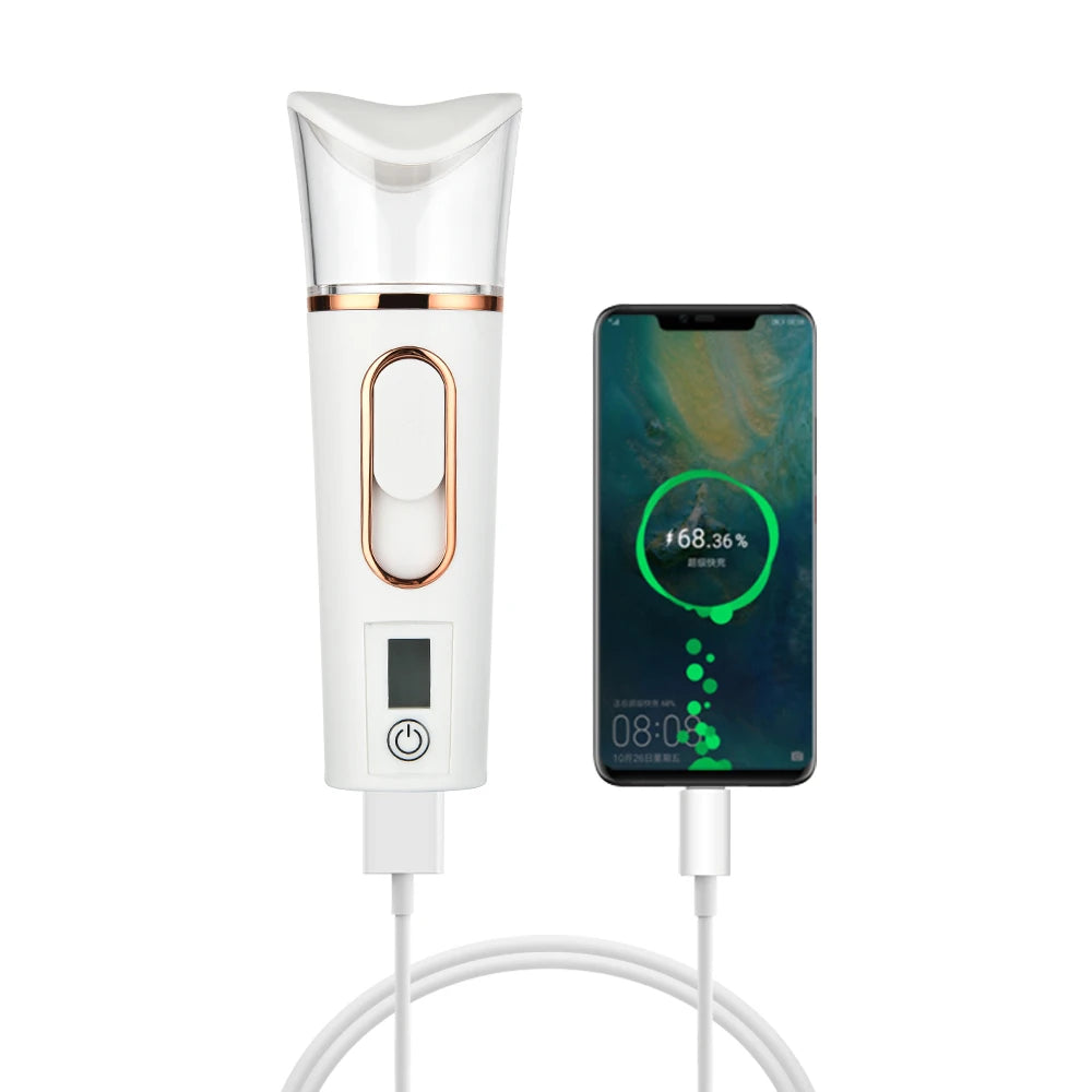 Mini Nebulizador Facial Nano Teste de Pele