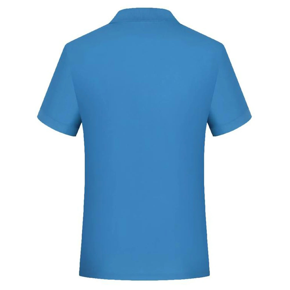 Camiseta Polo Masculina de Manga Curta Em Branco Branco Camisas de Colarinho Preto Camiseta Casual Roupas de Verão Para Homens Camisetas Polos Pour Hommes