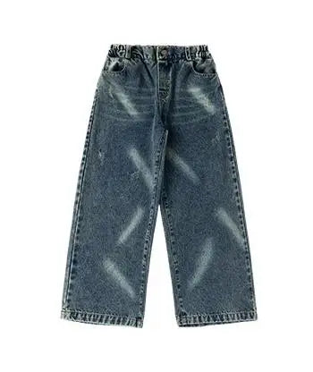 Meninas Meninos Hip Hop Dança de Salão Trajes 4 Crianças Cinza Camiseta Azul Denim Jeans Calças Jazz Dança Roupas Criança Palco Dancewear