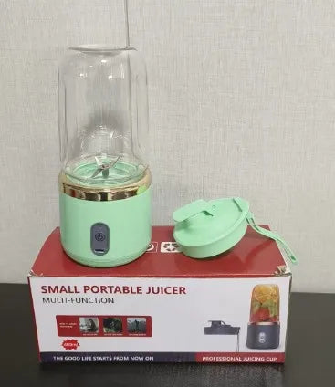 Liquidificador Portátil de Suco Usb Recarregável, Máquina de Copo de Suco com 6 Lâminas, Liquidificador Automático de Smoothie de Frutas