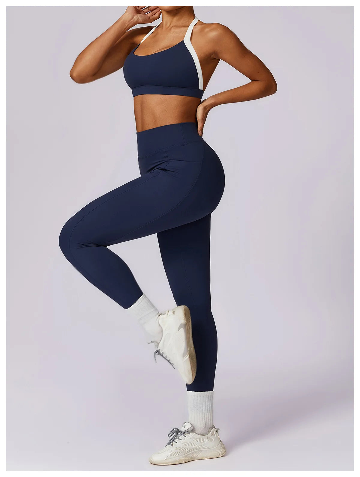 2 Pcs Conjunto de Ginástica Mulheres Treino Sem Encosto Yoga Terno Mulheres Secagem Rápida Legging Fitness Sutiã Camisa de Manga Curta Terno Esportivo Feminino