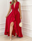 Mulheres Vestido de Festa 2024 Primavera Verão Mais Recente Casual Chique Sexy Diamante Padrão Sem Vivo Maxi Magro Férias Noite Saia Longa