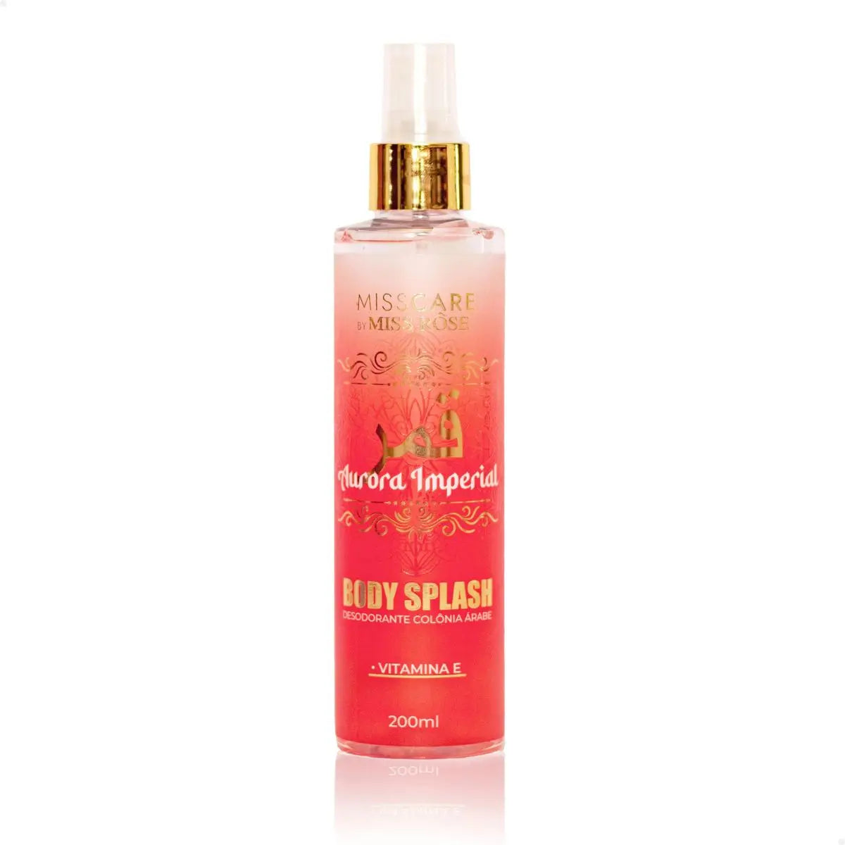 Body Splash Árabe Miss Rôse 200ml – Luxo Oriental, Frescor que Marca Presença