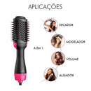 Escova Térmica 3 em 1 com Modelador Tumble