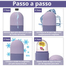 Rolo de Gelo para Rosto Massagem Facial Massageador de Silicone Reduz Inchaço nos Olhos Reutilizável Cuidados com a Pele Facial