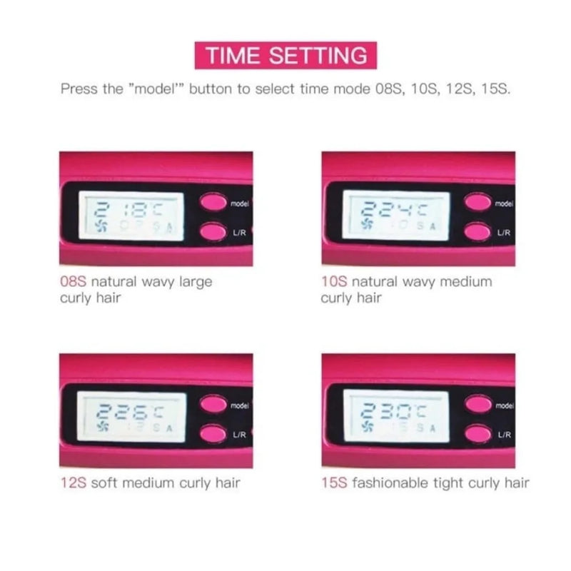 Modelador Capilar Digital Babyliss - Criação de Ondas e Cachos Automáticos para Estilo Profissional e Definição Perfeita