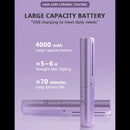 Mini Escova Elétrica para Alisamento de Cabelo e Barba - Portátil e Sem Fio