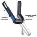Pente Escova Elétrica Multifuncional para Homens, Curling Hair Curler, Alisador de Barba, Modelagem Rápida de Cabelos