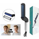 Chapinha modelador Pente Portatil para cabelo e barba masculino Pente Eletrico Escova Alisadora