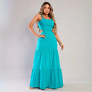 Fashion Blogger Tendencia Vestido Longo Aberto Nas Costas