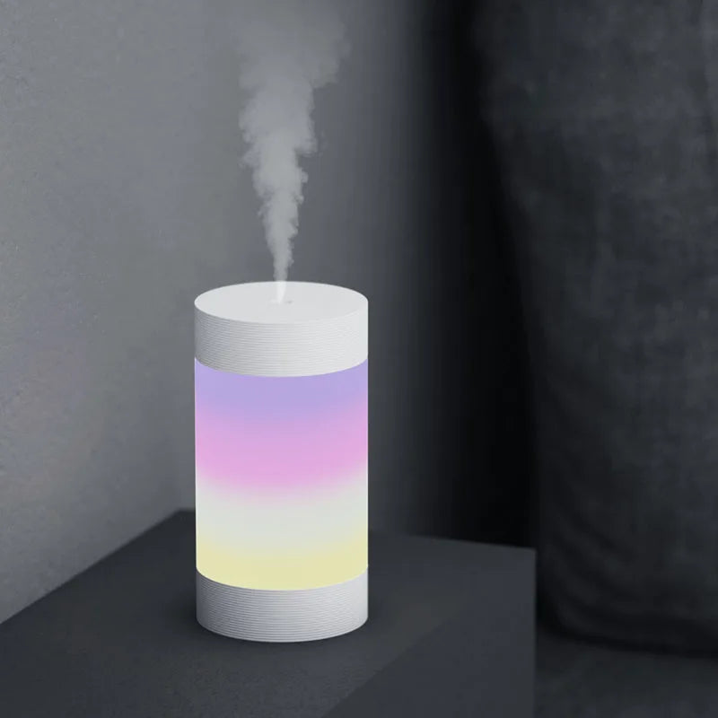 Mini Umidificador de Ar Portátil Purificador com LED