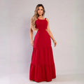 Fashion Blogger Tendencia Vestido Longo Aberto Nas Costas