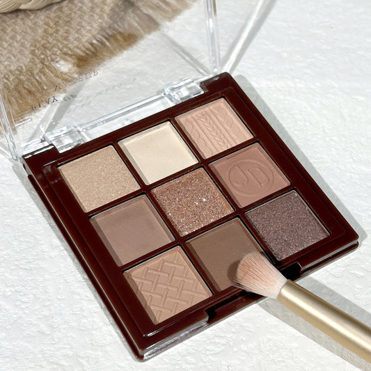 Paleta de Sombras Chocolate Marrom Terra Quente
