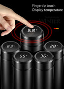 Garrafa Térmica Com Led 500ML Inox Agua Café Display Digital