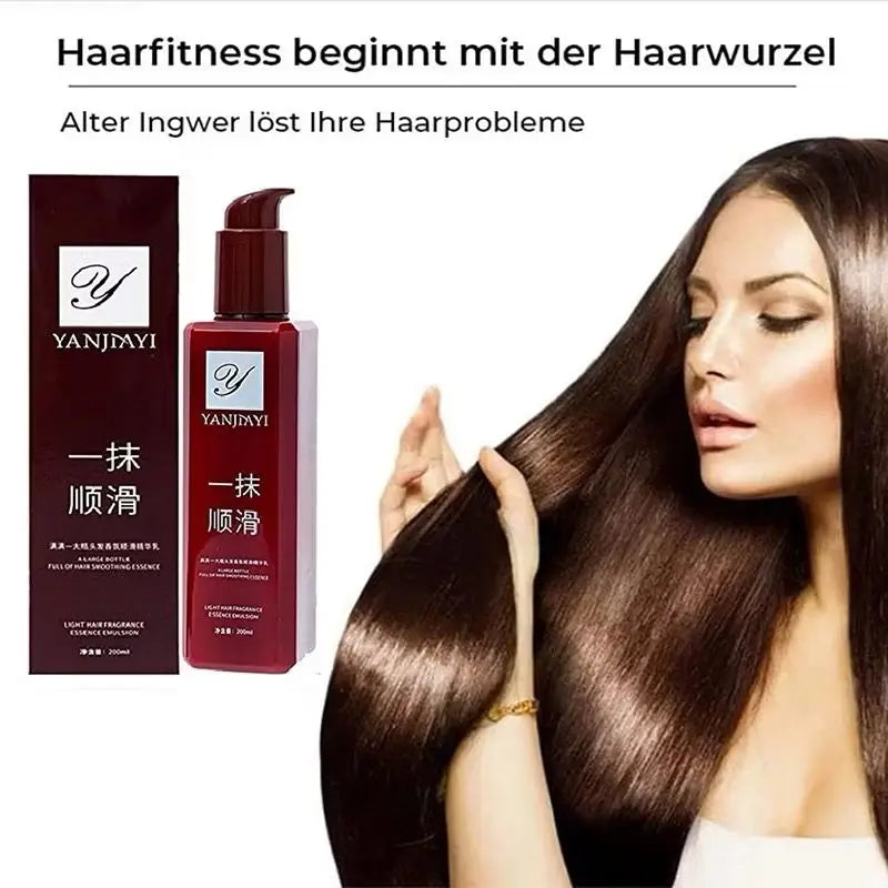 Essência de Cuidados com o Cabelo Yanjiayi Nutre e Restaura a Maciez de Todos os Tipos.