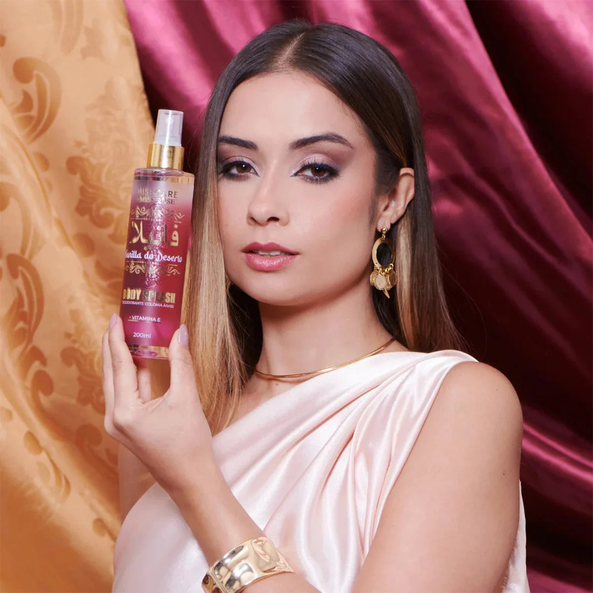 Body Splash Árabe Deodorant Cologne Vanilla of the Desert 200ml - Miss Rôse