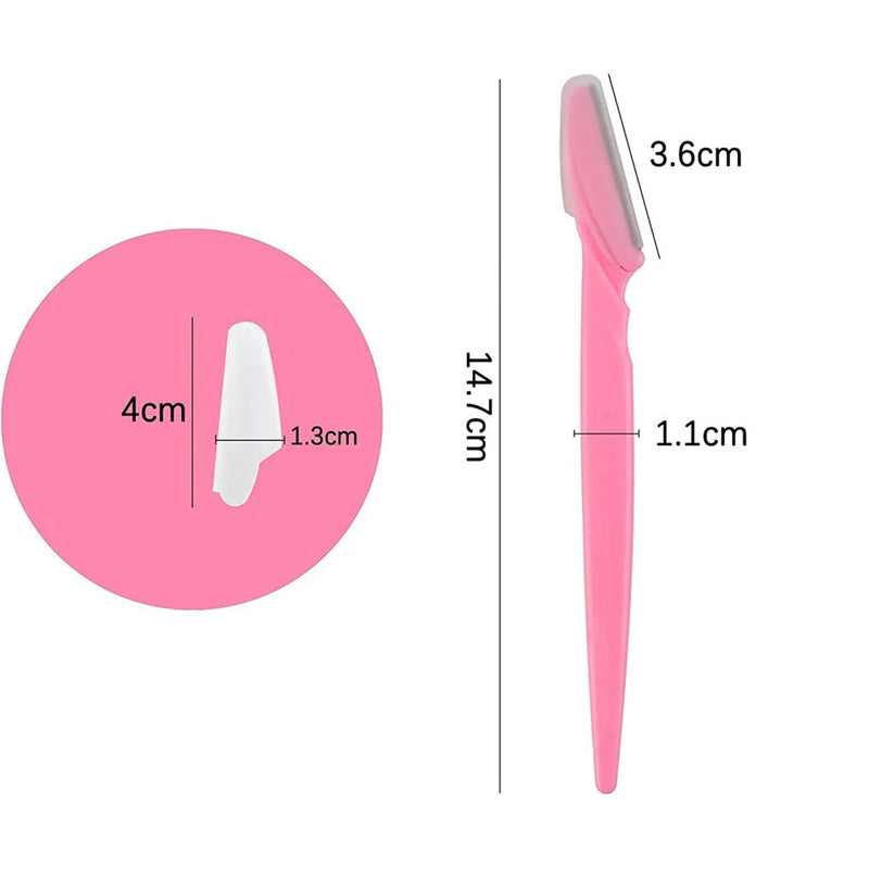 Kit com 3 Aparelhos de Barbear para Sobrancelhas e Rosto