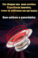 Fone de Ouvido com Fio com Microfone de Cobre Driver Estilo Esportivo Hifi Ergonomico - Entrega Rápida Para Todo o Brasil