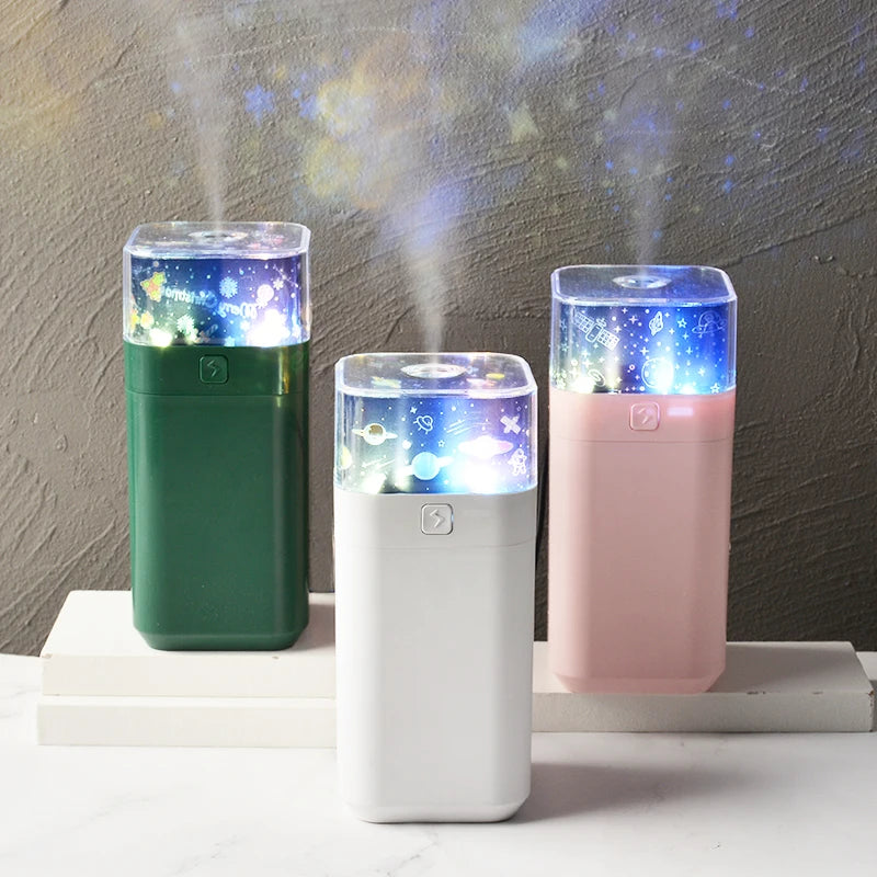Umidificador de Ar Portátil USB com LED Colorido KP-090 Luuk Young