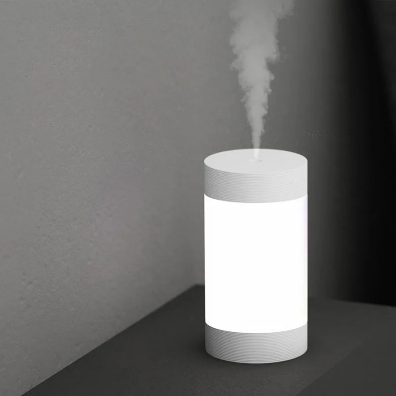 Mini Umidificador de Ar Portátil Purificador com LED