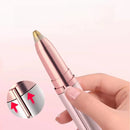 Caneta Depiladora Trimmer para Sobrancelhas, Nariz, Bumbum. Portátil, USB Recarregável Elétrico