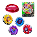 4 Kit Beyblade Metal Led + Lançador + Arena Promoção Brinquedo Lançador Tornado Blay Blade Luz