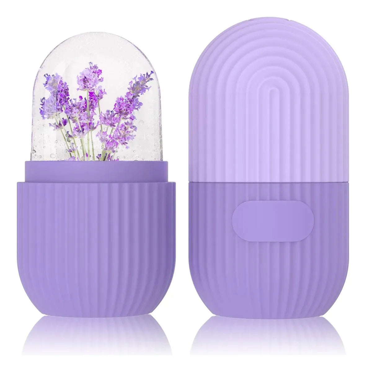 Rolo de Gelo para Rosto Massagem Facial Massageador de Silicone