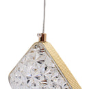 Lâmpada pendente de lustre de cristal dourado Pd45 Pd45