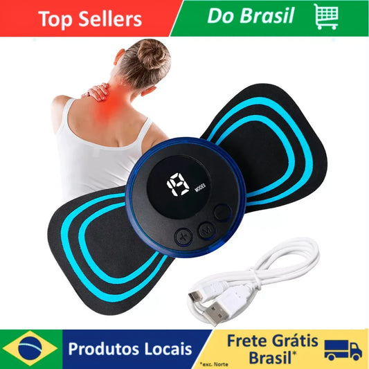 Massageador Portátil Aparelho de Fisioterapia para Pernas e Pescoço Cor Aparelho Fisioterápico de Massagem 110V/220V