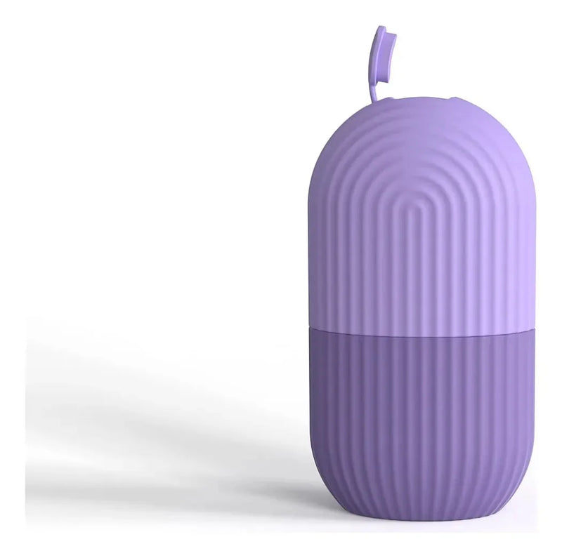 Rolo de Gelo para Rosto Massagem Facial Massageador de Silicone Reduz Inchaço nos Olhos Reutilizável Cuidados com a Pele Facial