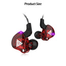 Fone de Ouvido com Fio com Microfone de Cobre Driver Estilo Esportivo Hifi Ergonomico - Entrega Rápida Para Todo o Brasil