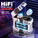 Fones De Ouvido M45 TWS Sem Fio Bluetooth Touch Control Estéreo Com Redução De Ruído