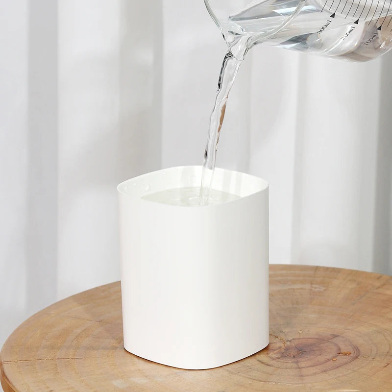 Umidificador de Ar USB Mini 400ml Difusor de Óleo Essencial Aromático para Casa e Carro Difusor Ultrassônico Silencioso com Névoa e Lâmpada LED Colorida