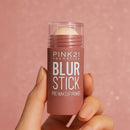 Primer Facial Blur Stick ROSA 21-Textura Clara, Poros Invisíveis, Brilho Natural