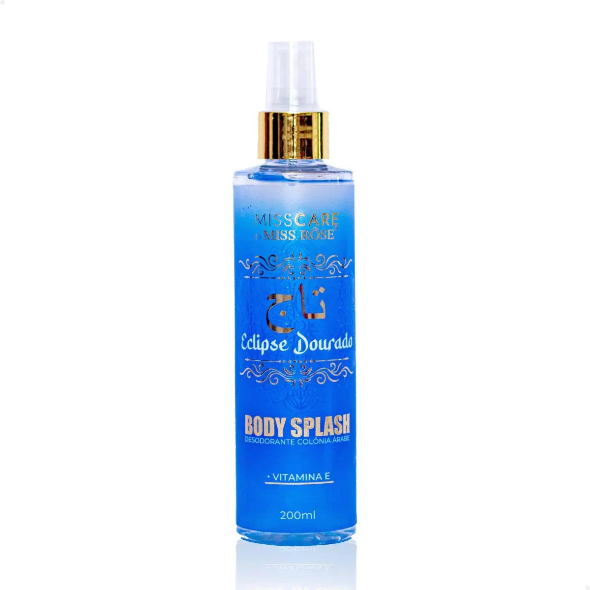 Body Splash Árabe Miss Rôse 200ml – Luxo Oriental, Frescor que Marca Presença