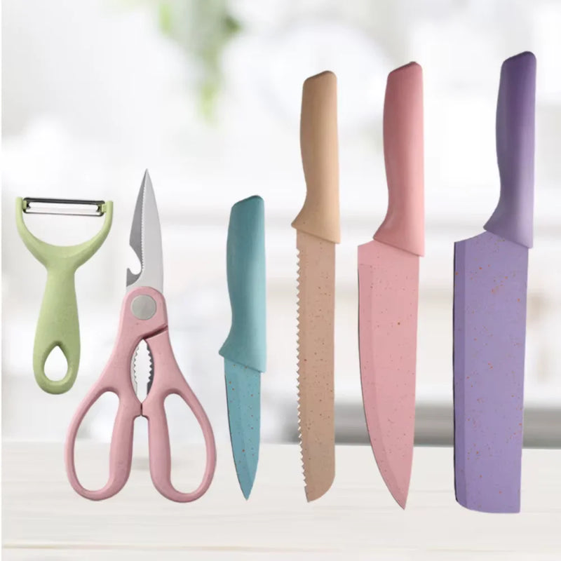 Kit Completo de Facas de Cozinha Profissionais-Conjunto Premium-Facas de Alta Qualidade para Preparação e Corte