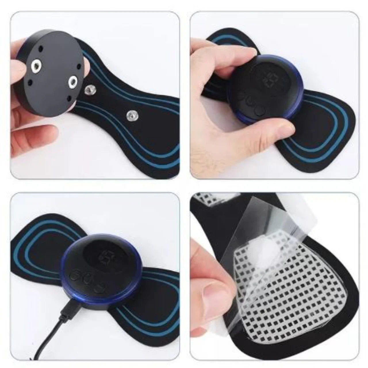 Massageador Portátil Aparelho de Fisioterapia para Pernas e Pescoço Cor Aparelho Fisioterápico de Massagem 110V/220V