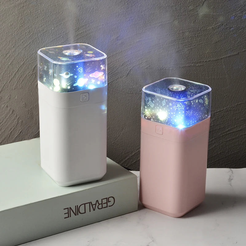 Umidificador de Ar Portátil USB com LED Colorido KP-090 Luuk Young