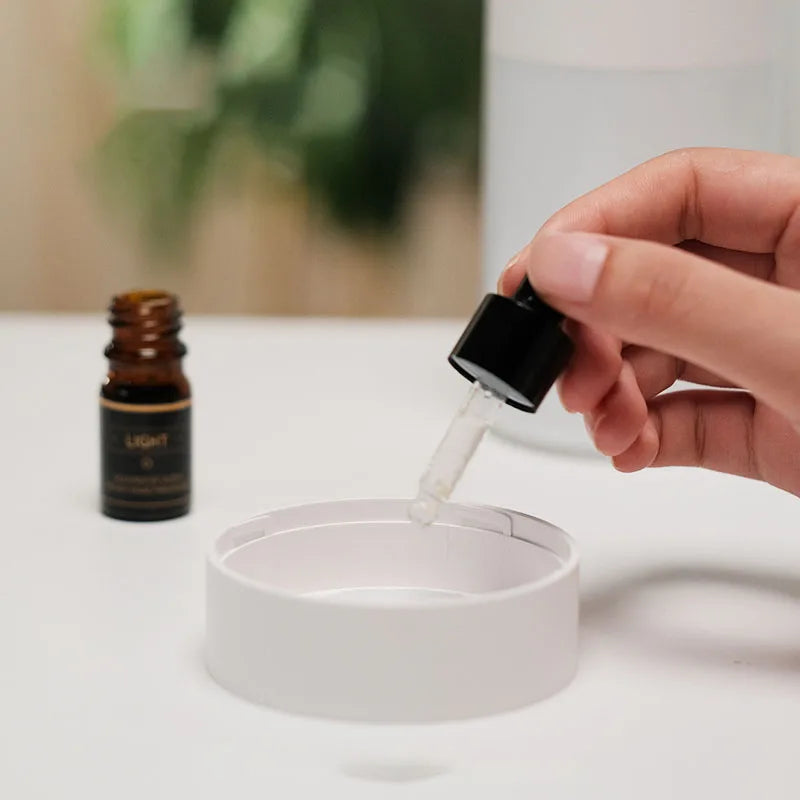 Mini Umidificador de Ar Portátil Purificador com LED