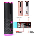 Modelador de Cachos Automático Profissional USB Portátil Sem Fio