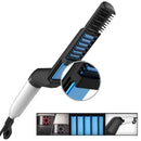 Pente Escova Elétrica Multifuncional para Homens, Curling Hair Curler, Alisador de Barba, Modelagem Rápida de Cabelos