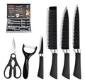 Kit Completo de Facas de Cozinha Profissionais-Conjunto Premium-Facas de Alta Qualidade para Preparação e Corte
