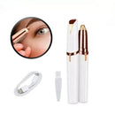 Caneta Depiladora Trimmer para Sobrancelhas, Nariz, Bumbum. Portátil, USB Recarregável Elétrico
