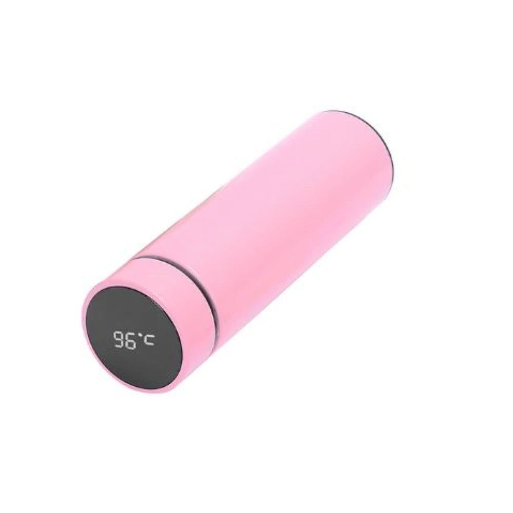 Garrafa Térmica Inox, Sensor de Temperatura Digital Inteligente Led para bebida quente e fria