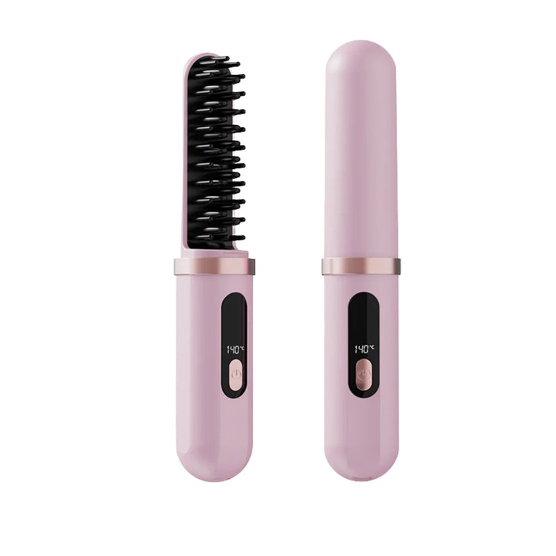 Modelador de Cachos Multifuncional - Portátil, Sem Fio e com Display de Temperatura