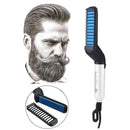Pente Escova Elétrica Multifuncional para Homens, Curling Hair Curler, Alisador de Barba, Modelagem Rápida de Cabelos