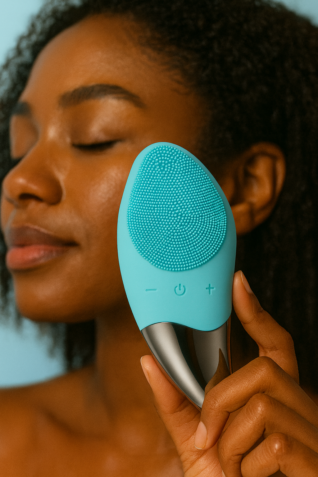 Mini Escova de Limpeza Facial Elétrica