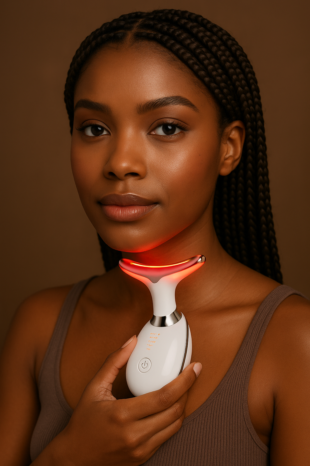 Dispositivo de Beleza para Pescoço 7 Cores Massageador Facial